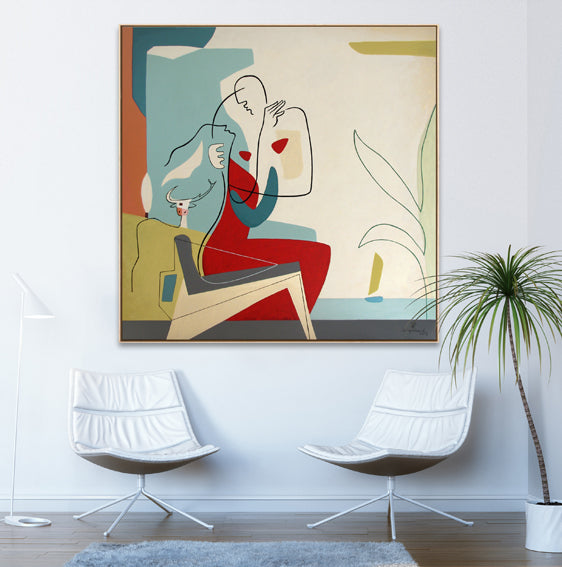 Bay of Love - Open Edition Art Print by Bernard Simunovic