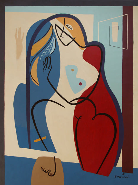 Beautiful Girl, Wherever You Are -Open Art Print by Bernard Simunovic