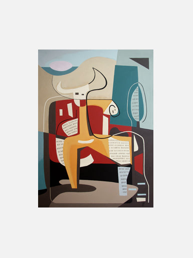 Lively - Open Edition Art Print by Bernard Simunovic