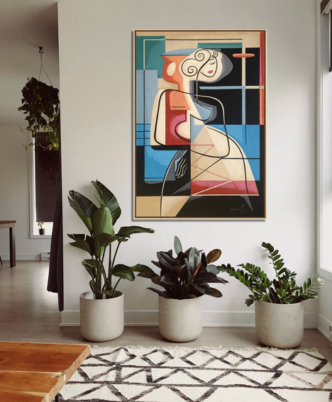 She is a Flower - Open Edition Art Print by Bernard Simunovic