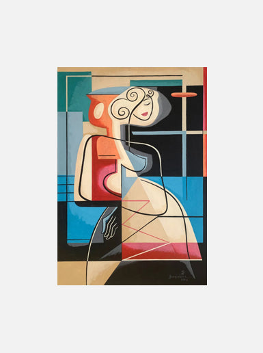 She is a Flower - Open Edition Art Print by Bernard Simunovic