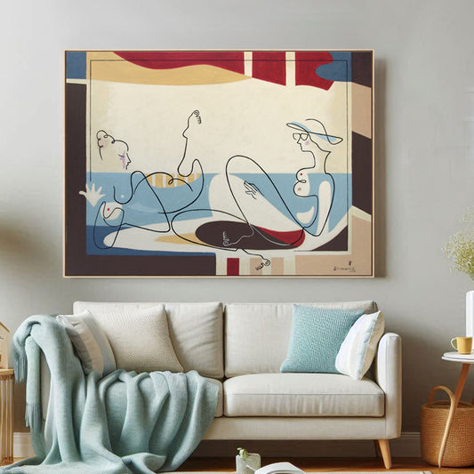 Smell the Sea and Feel the Sky - Open Edition Art Print by Bernard Simunovic