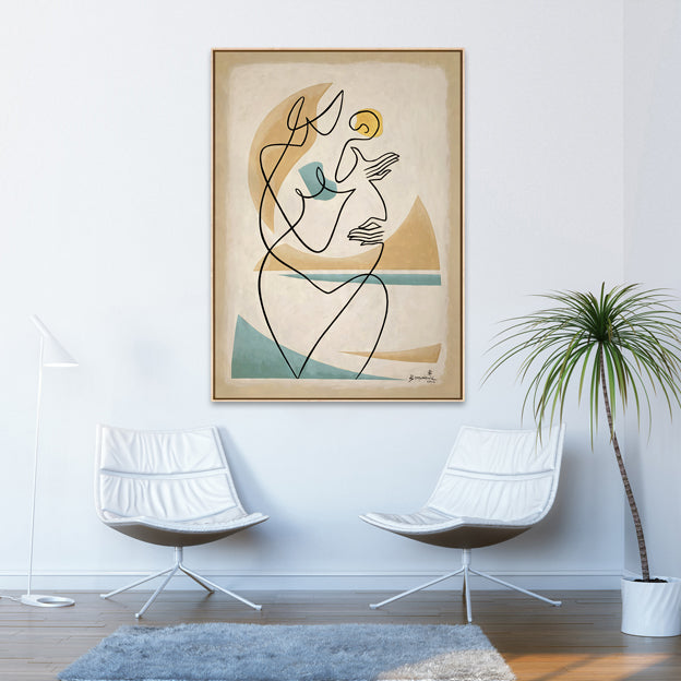 Tender Embrace -Original Artwork by Bernard Simunovic | Signed & Certified