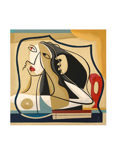 The Look Of Devotion - Open Edition Art Print by Bernard Simunovic
