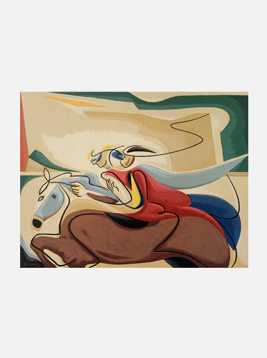 Chasing Horizons - A Scarlet Blue Adventure - Open Edtion Art Print by Bernard Simunovic