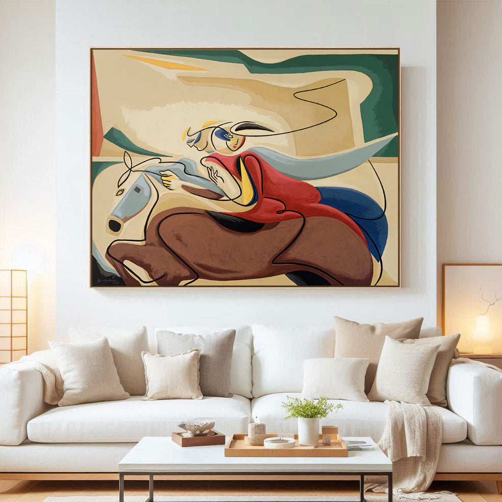 Chasing Horizons - A Scarlet Blue Adventure - Open Edtion Art Print by Bernard Simunovic