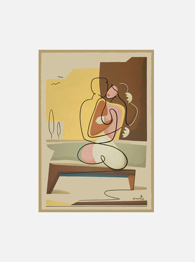 Love Story - Open Edition Art Print by Bernard Simunovic