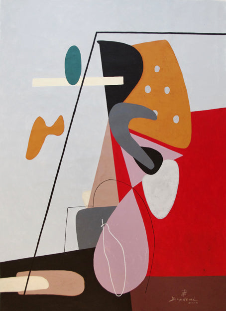 Rendezvous with Polka Dots - Open Edition Art Print by Bernard Simunovic