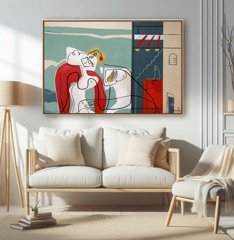 Sealed with a Kiss A Big Hug” – Open Edition Print by Bernard Simunovic