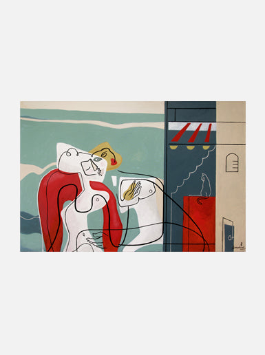 Sealed with a Kiss A Big Hug” – Open Edition Print by Bernard Simunovic