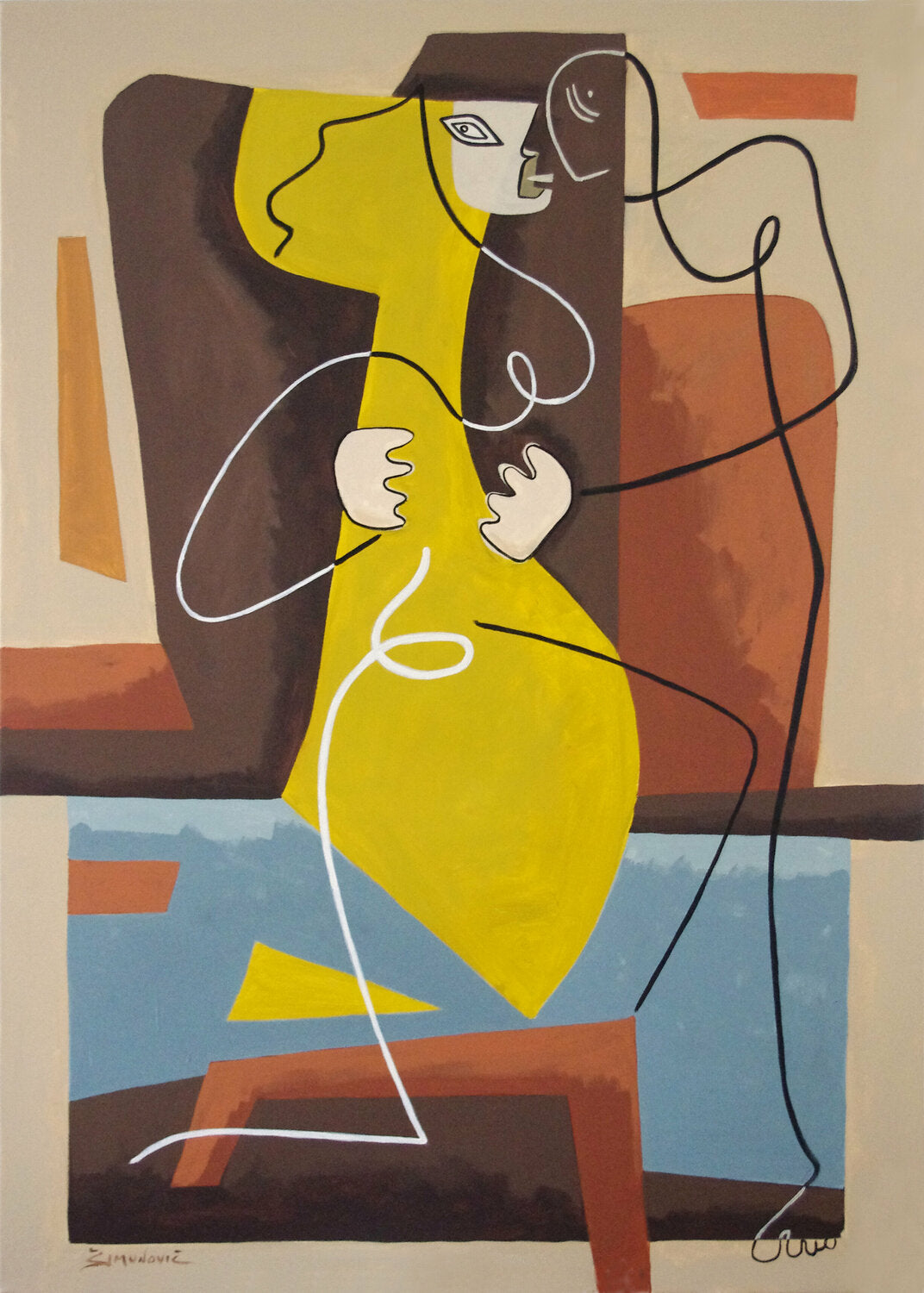 So close together - Original Bernard Simunovic