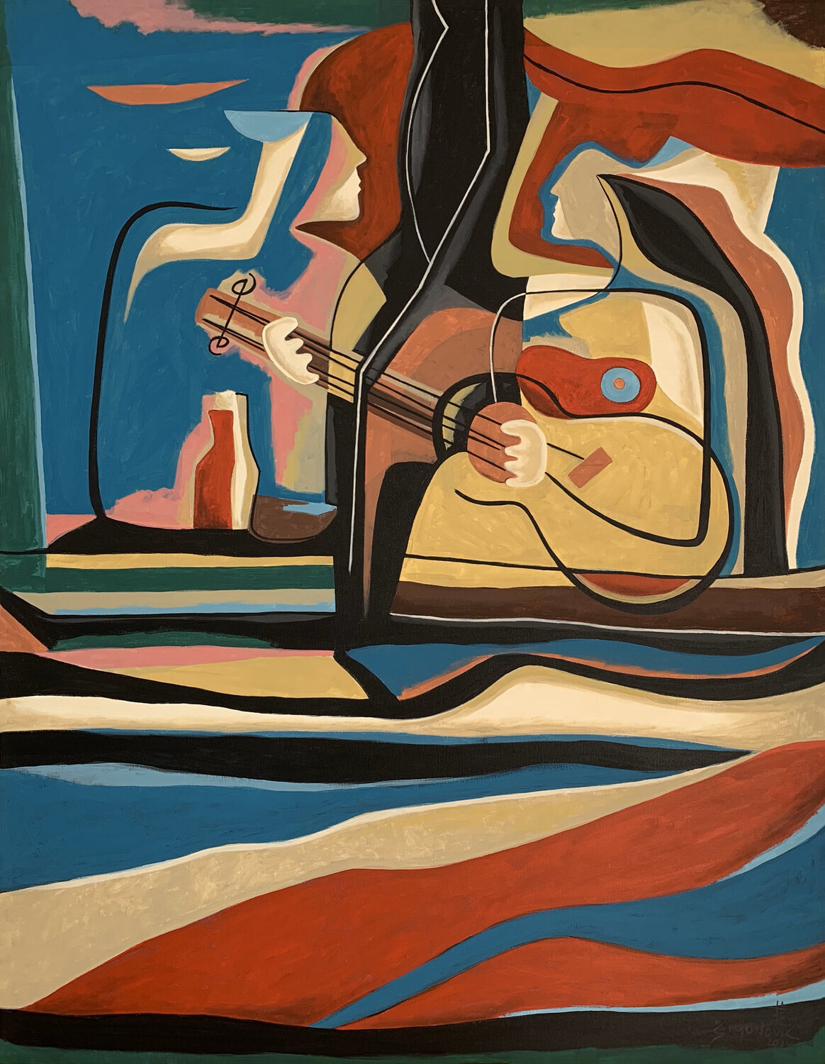 Strings of Passion - Original Artwork Bernard Simunovic