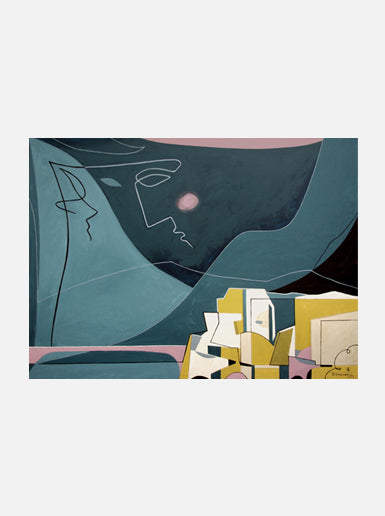 Summernight On The Beach - Open Edition Art Print by Bernard Simunovic
