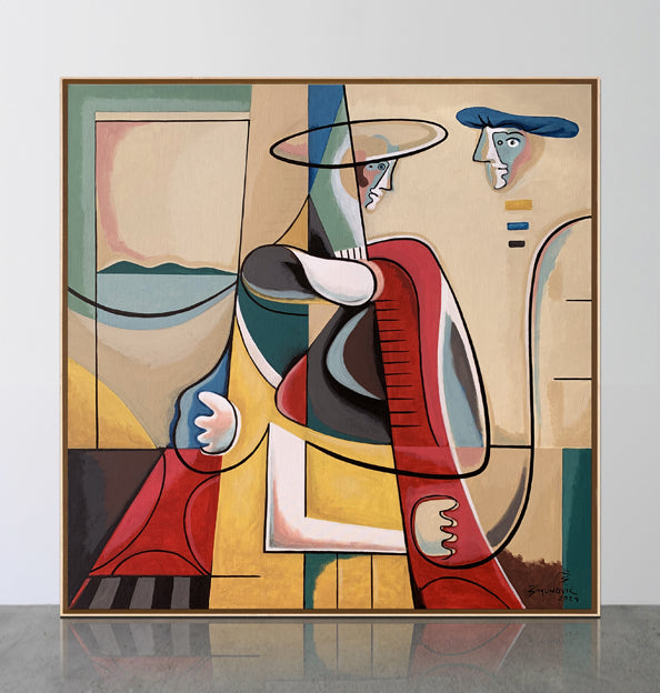 Timeless Embrace - Original Artwork by Bernard Simunovic | Signed & Certified