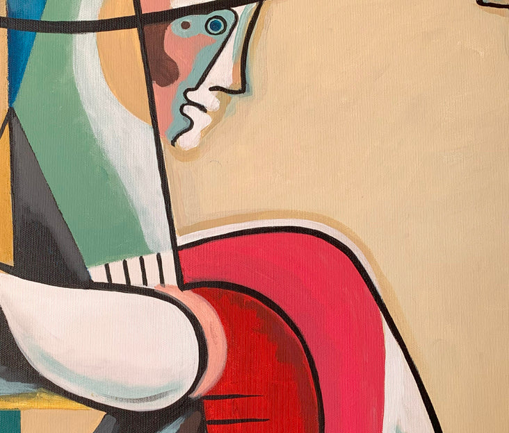 Timeless Embrace - Original Artwork by Bernard Simunovic | Signed & Certified