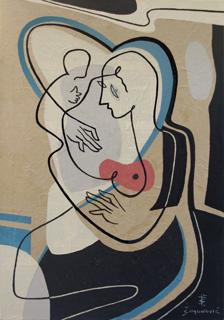 Unconditional Love -Open Edition Art Print by Bernard Simunovic