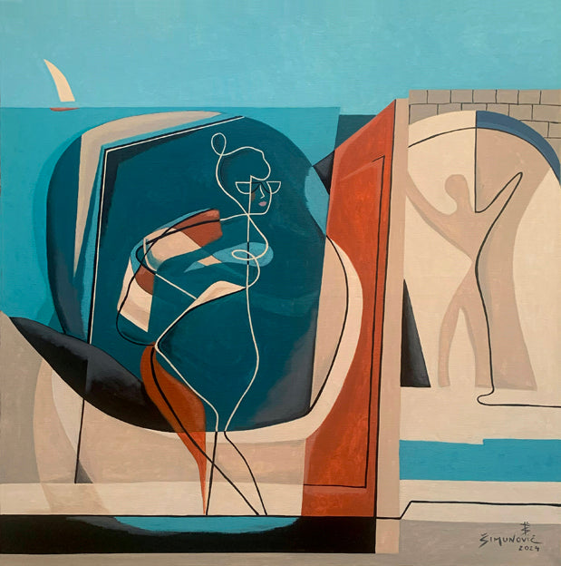 We Are on The Journey - Open Edition Art Print by Bernard Simunovic
