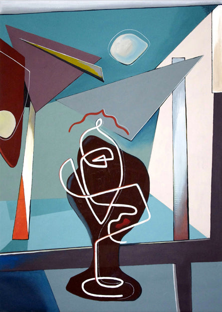 Face to Face - Open Edition Art Print by Bernard Simunovic