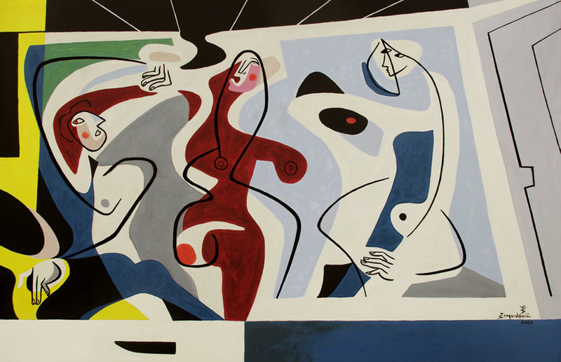 Kinetic Joy - 2020 - acrylic on canvas - 195 x 125 cm