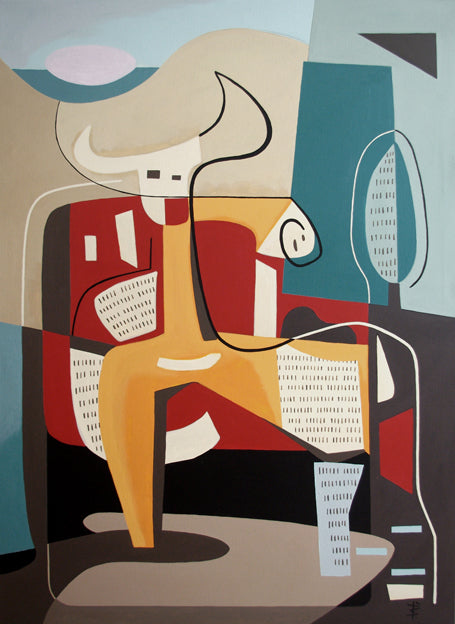 Lively - Open Edition Art Print by Bernard Simunovic
