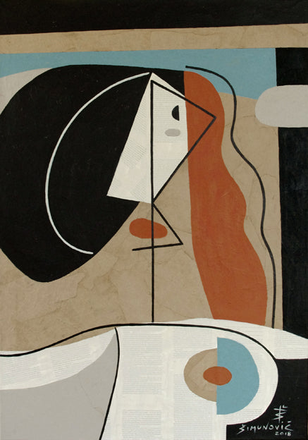 With Brave Wings She Flies - Open Edition Art Print by Bernard Simunovic