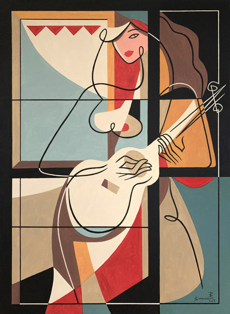 Love Me Tender - Open Edition Art Print by Bernard Simunovic