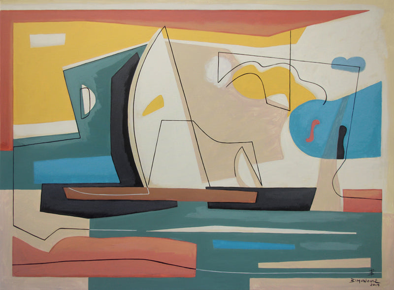 Over the Sea - Open Edition Print Art by Bernard Simunovic