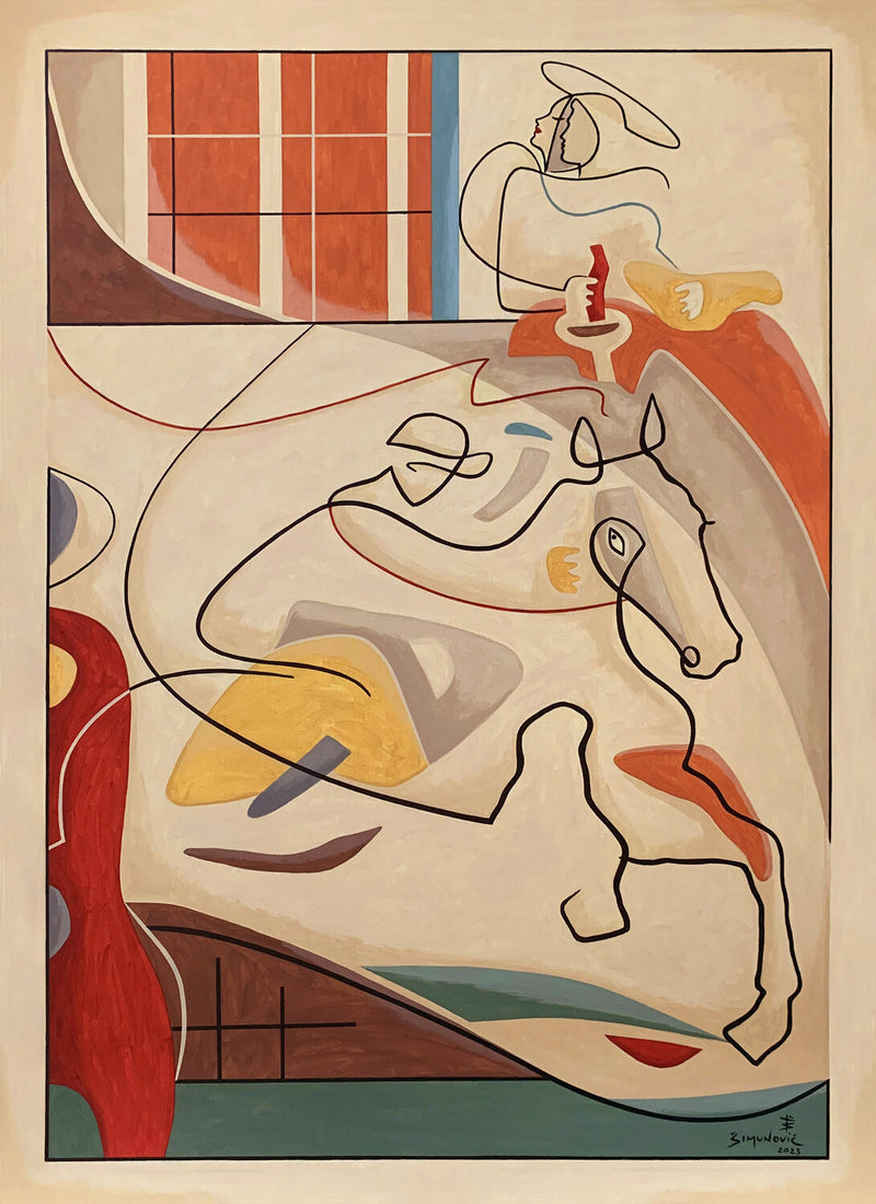 Rapid Symphony - 2023 - Acrylic on canvas - 150 x 110 cm