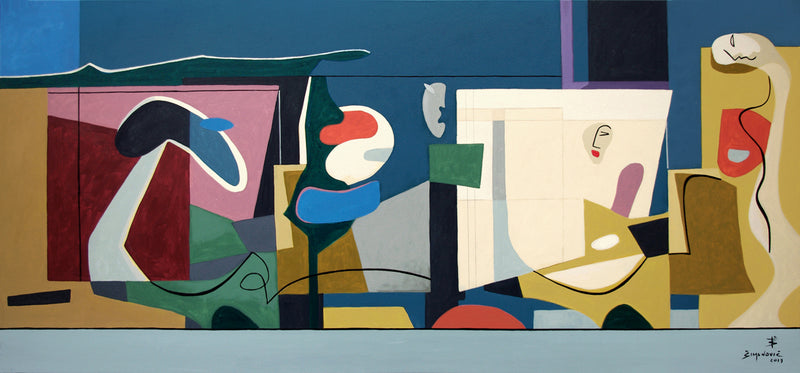 Rendezvous - Open Edition Art Print by Bernard Simunovic