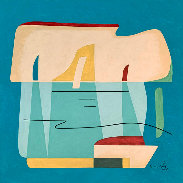 Sailing Into Tranquility - Open Edition Art Print by Bernard Simunovic