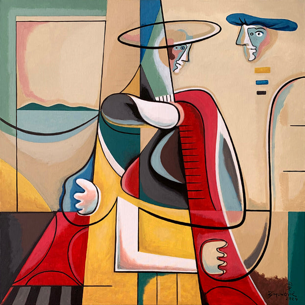 Timeless Embrace - Original Artwork by Bernard Simunovic | Signed & Certified